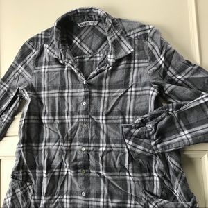 Women’s Zara Flannel button down Dress XSmall